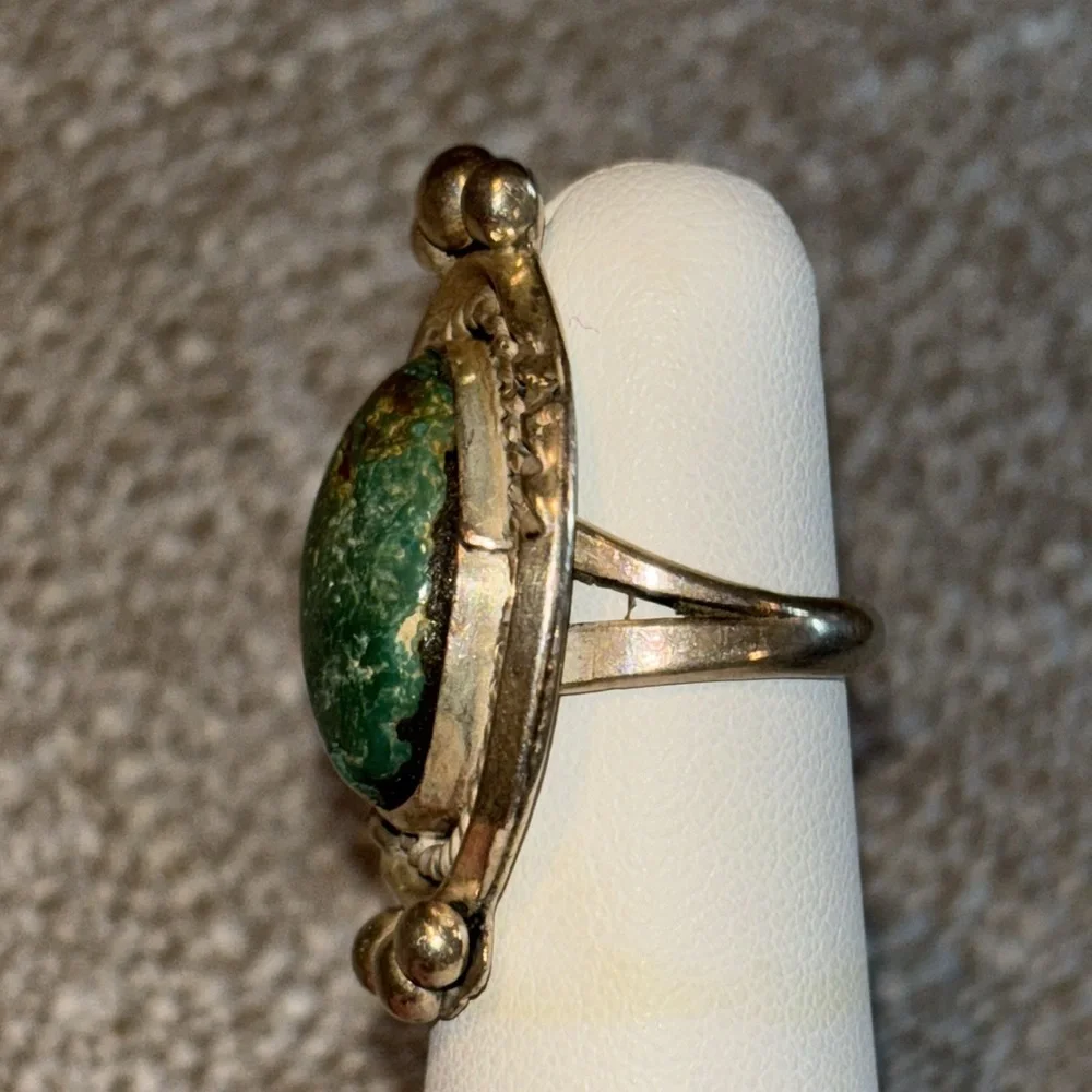 Turquoise and Sterling Ring